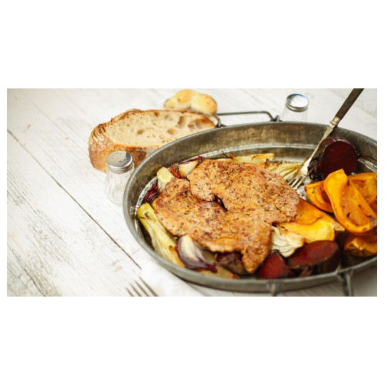 Vegan-Schnitzel, Pfeffer