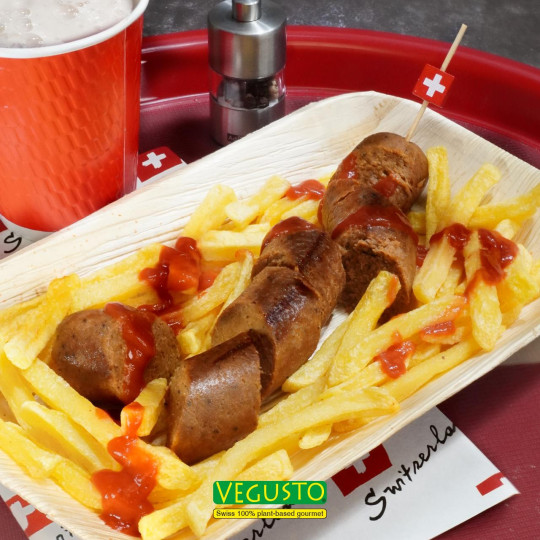 Saucisse végane, Piquante