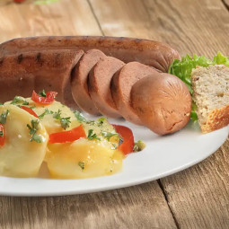 Vegan-Bratwurst, Knacker