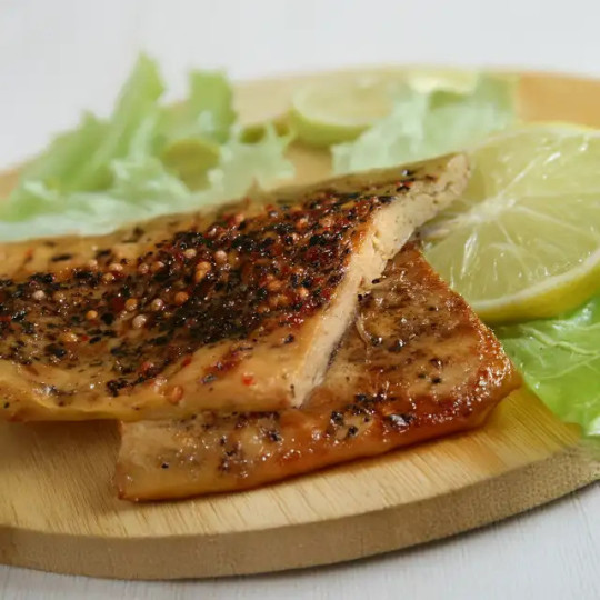 Vegan-Schnitzel, Pfeffer