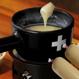 No Moo, Vegan-Fondue Piquant